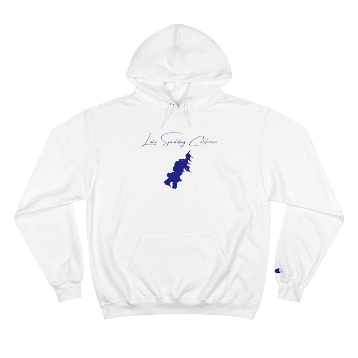 California  Lake  Spaulding  Hoodie  front  position  view  from  front  white.webp