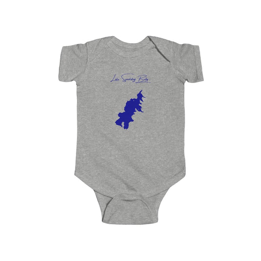 California  Lake  Spaulding  Onesie  front  position  view  from  front  heather.webp