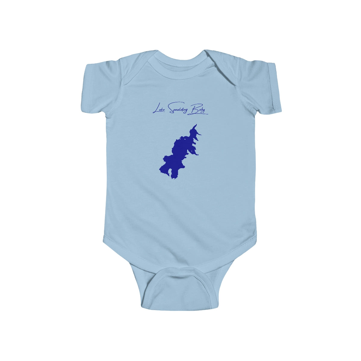 California  Lake  Spaulding  Onesie  front  position  view  from  front  light  blue.webp