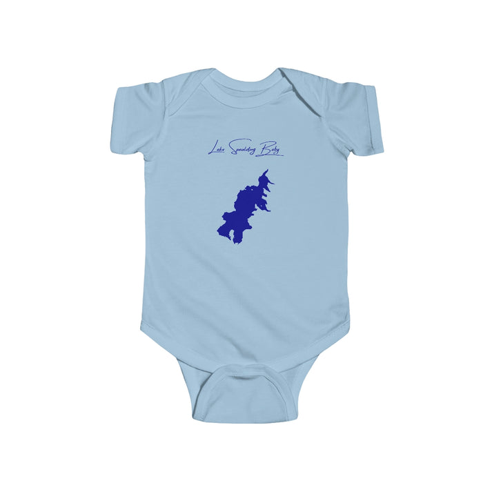 California  Lake  Spaulding  Onesie  front  position  view  from  front  light  blue.webp