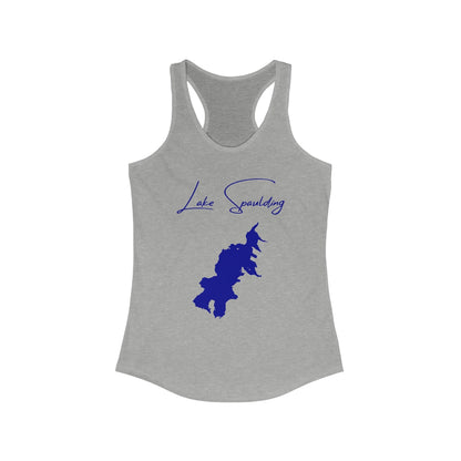 California  Lake  Spaulding  Racerback-Tank  front  position  view  from  front  heather  grey.webp