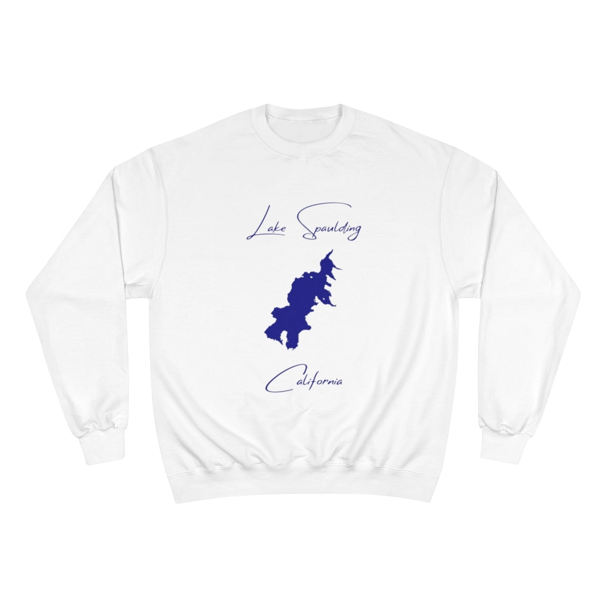 California  Lake  Spaulding  Sweatshirt  front  position  view  from  front  white.webp