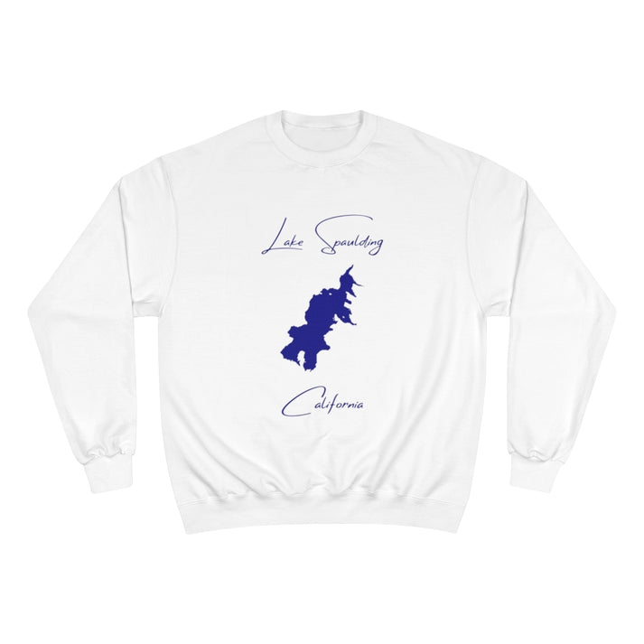 California  Lake  Spaulding  Sweatshirt  front  position  view  from  front  white.webp