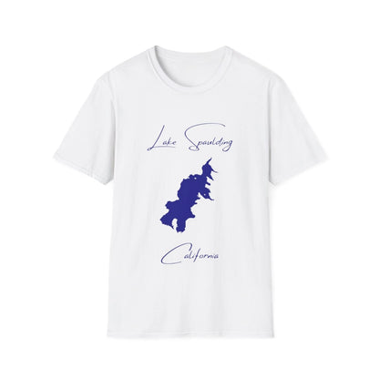 California  Lake  Spaulding  T-shirt  front  position  view  from  front  white.webp