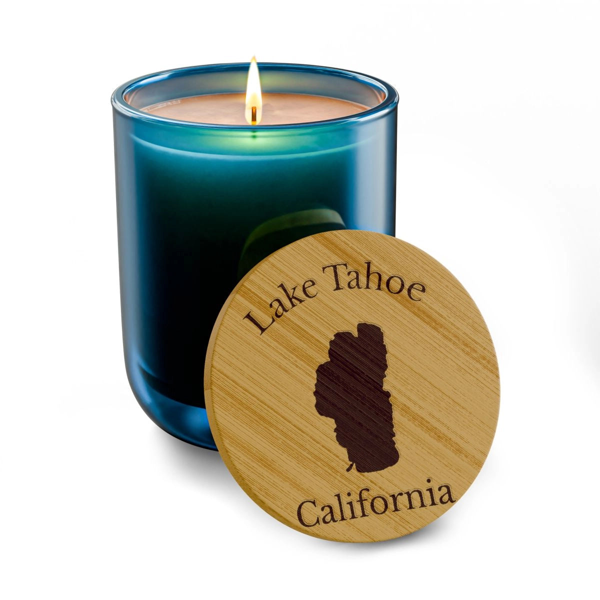 California  Lake  Tahoe  Engraved  Candle  other  position  view  from  front  deep  pacific.webp
