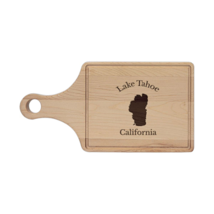 California  Lake  Tahoe  Engraved  Cutting  Board  front  position  view  from  front  maple.webp