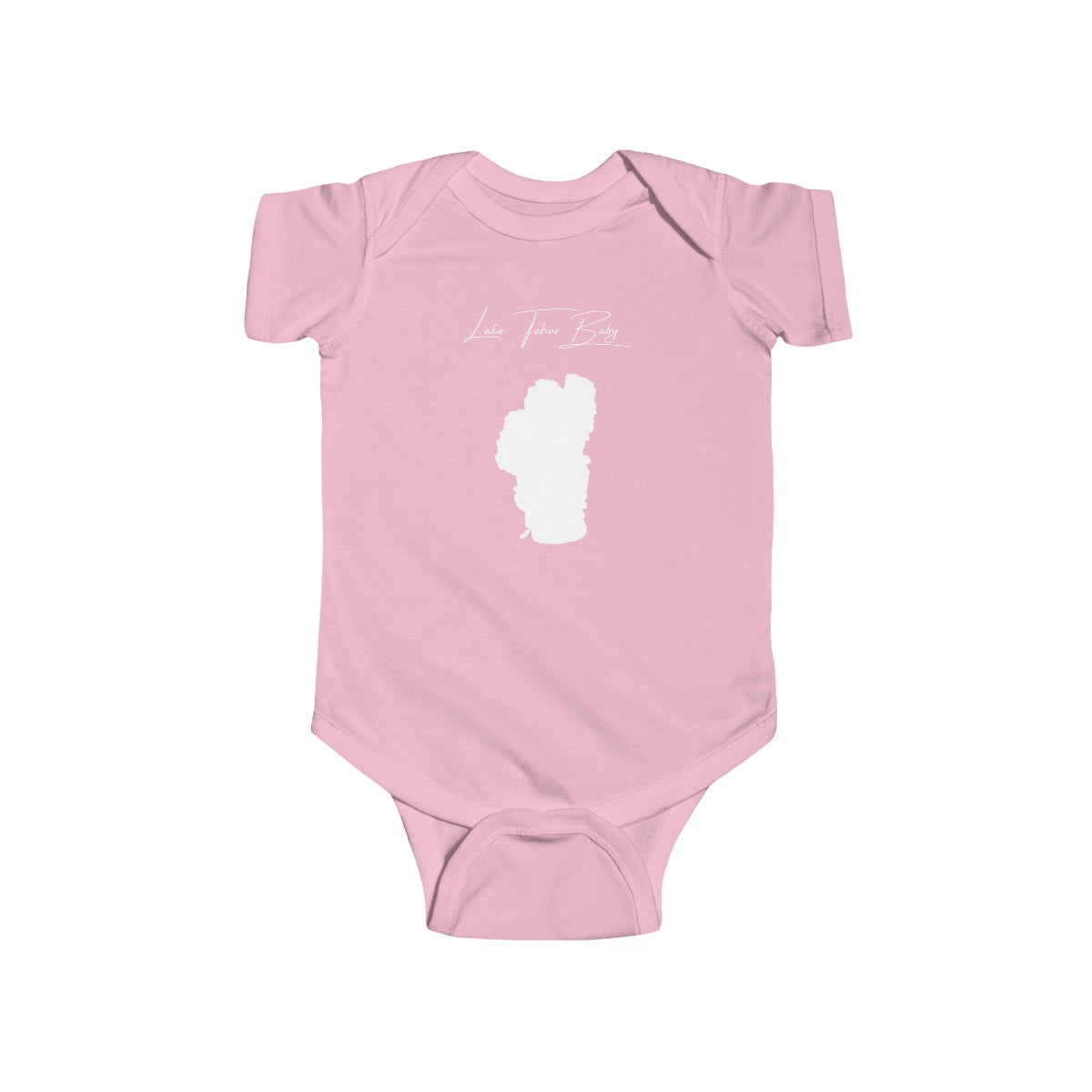California  Lake  Tahoe  Onesie  front  position  view  from  front  pink.webp