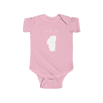 California  Lake  Tahoe  Onesie  front  position  view  from  front  pink.webp