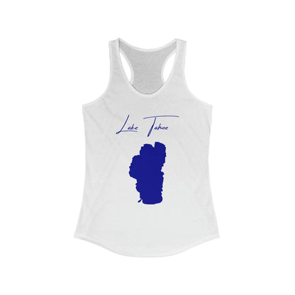 California  Lake  Tahoe  Racerback-Tank  front  position  view  from  front  solid  white.webp