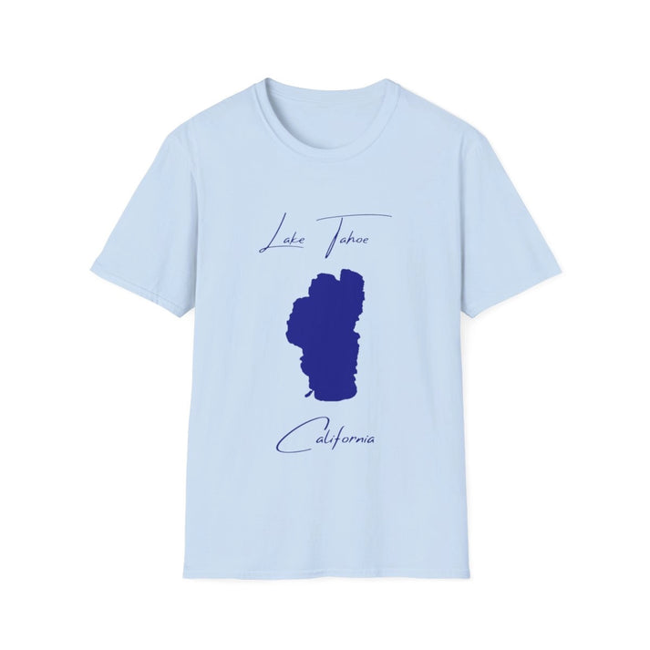 California  Lake  Tahoe  T-shirt  front  position  view  from  front  light  blue.webp