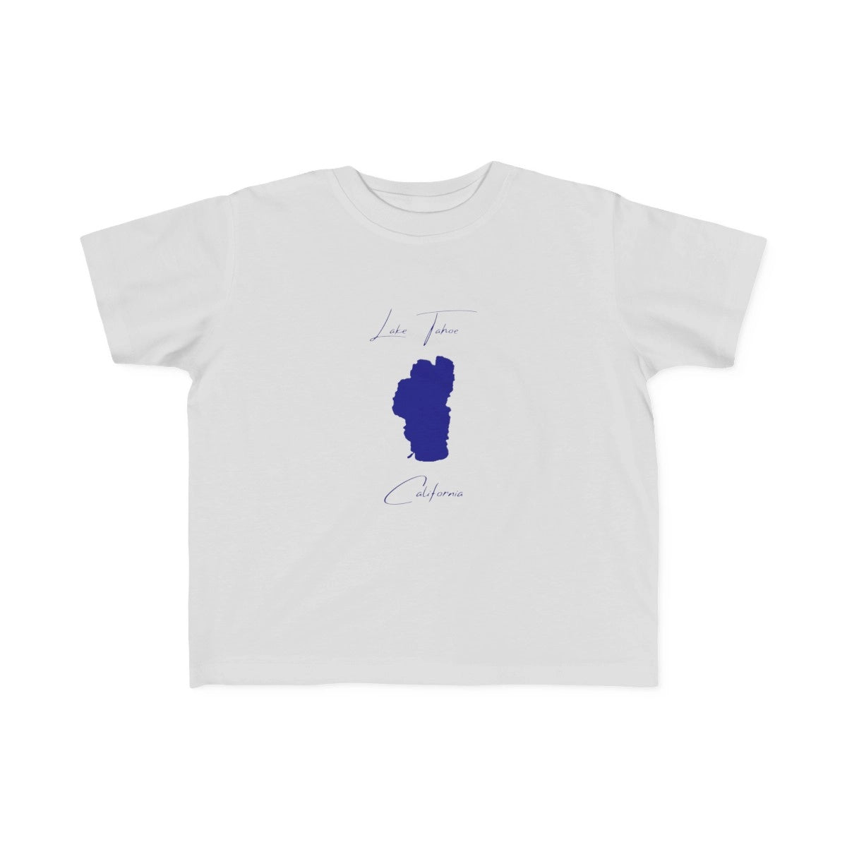California  Lake  Tahoe  Toddler  T-shirt  front  position  view  from  front  silver.webp