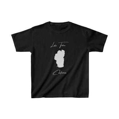California  Lake  Tahoe  Youth  T-shirt  front  position  view  from  front  black.webp
