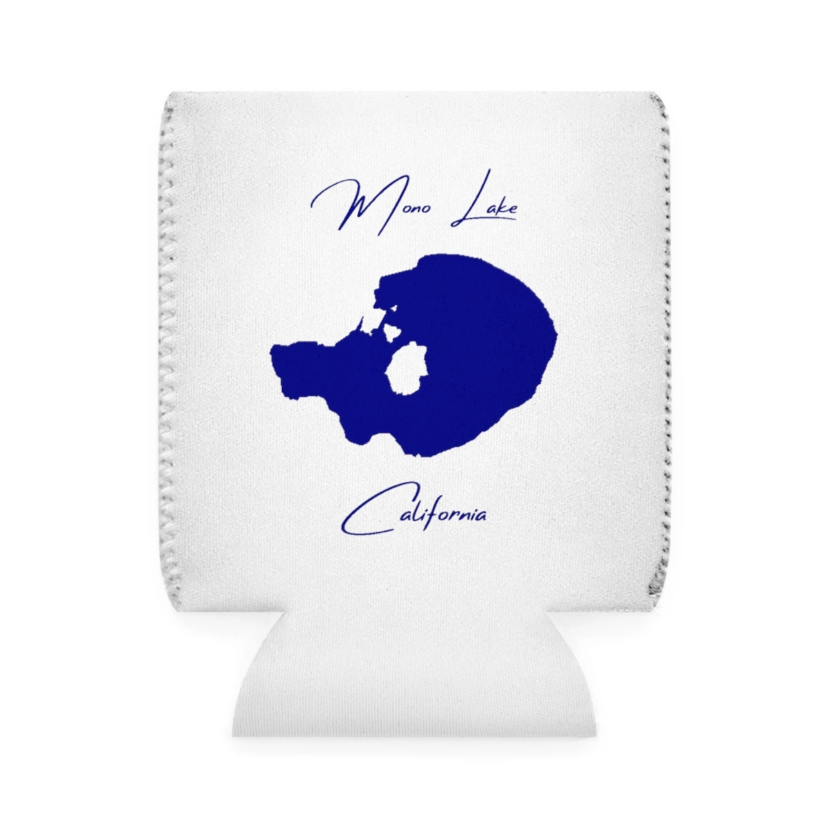 California  Mono  Lake  Can  Koozie  front  position  view  from  front-1  white.webp