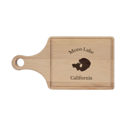 California  Mono  Lake  Engraved  Cutting  Board  front  position  view  from  front  maple.webp