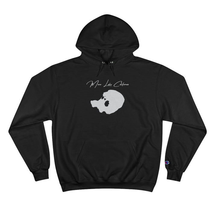 California  Mono  Lake  Hoodie  front  position  view  from  front  black.webp