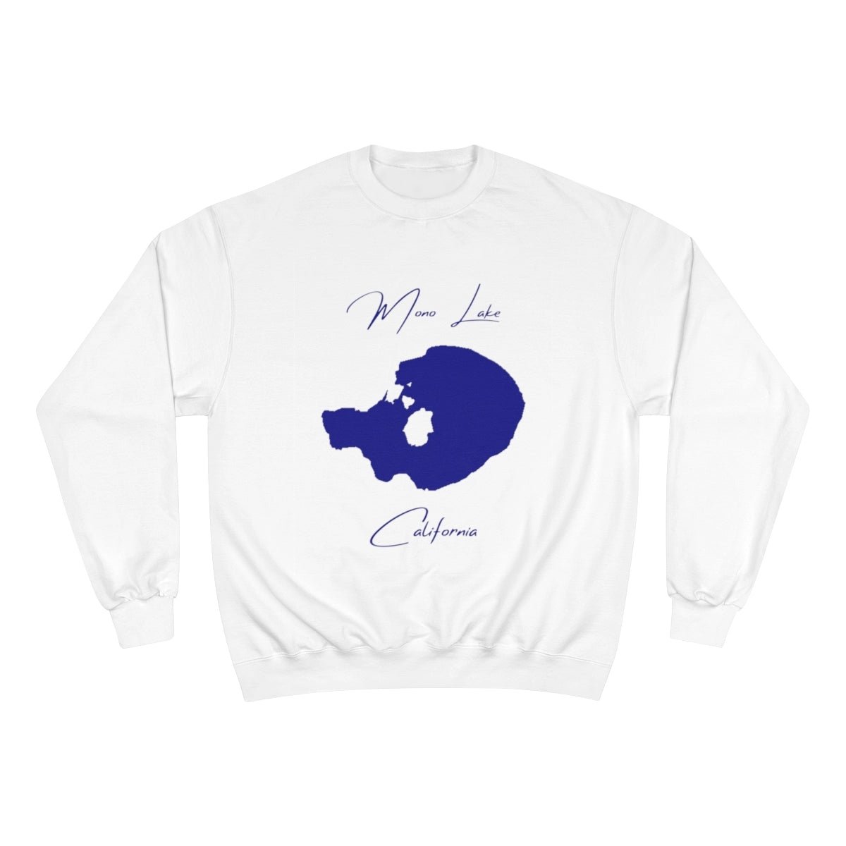 California  Mono  Lake  Sweatshirt  front  position  view  from  front  white.webp