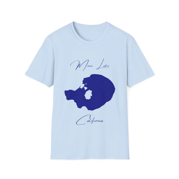 California  Mono  Lake  T-shirt  front  position  view  from  front  light  blue.webp
