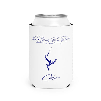 California  New  Bullards  Bar  Reservoir  Can  Koozie  front  position  view  from  front-2  white.webp