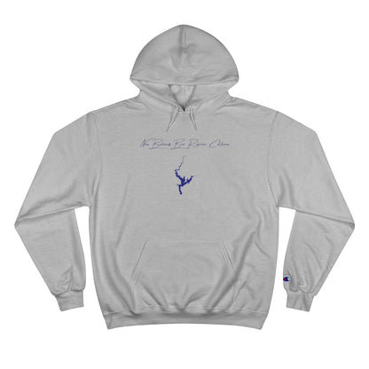 California  New  Bullards  Bar  Reservoir  Hoodie  front  position  view  from  front  light  steel.webp