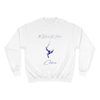 California  New  Bullards  Bar  Reservoir  Sweatshirt  front  position  view  from  front  white.webp