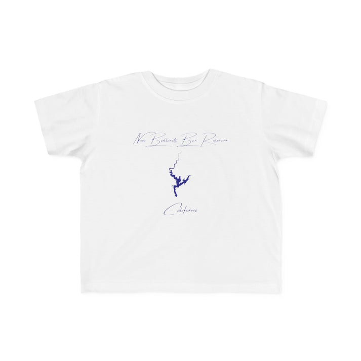 California  New  Bullards  Bar  Reservoir  Toddler  T-shirt  front  position  view  from  front  white.webp