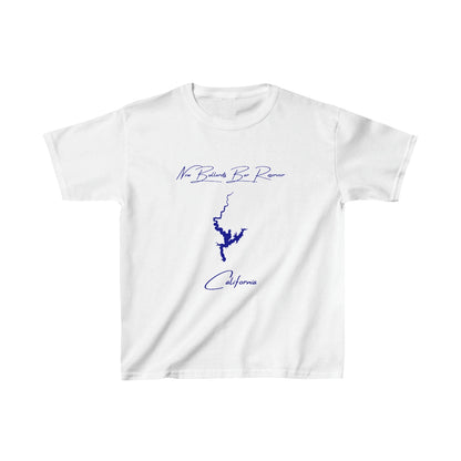 California  New  Bullards  Bar  Reservoir  Youth  T-shirt  front  position  view  from  front  white.webp