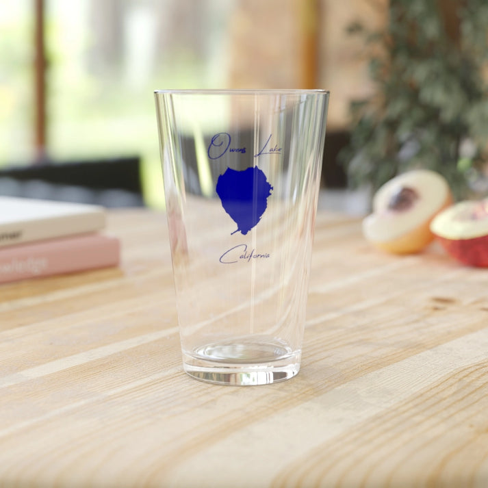 California  Owens  Lake  16oz  Pint  Glass  front  position  view  from  context-2  16oz.webp