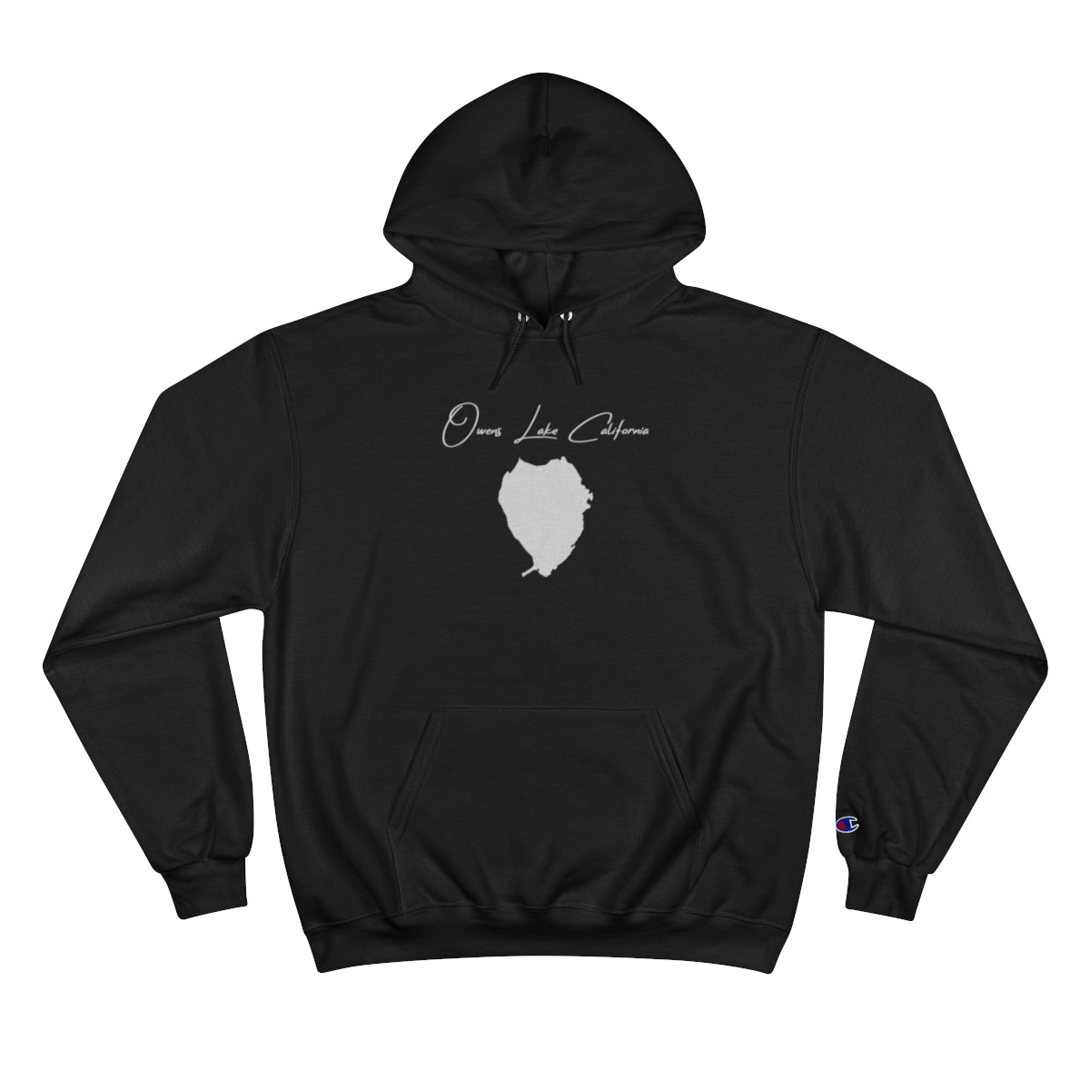 California  Owens  Lake  Hoodie  front  position  view  from  front  black.webp