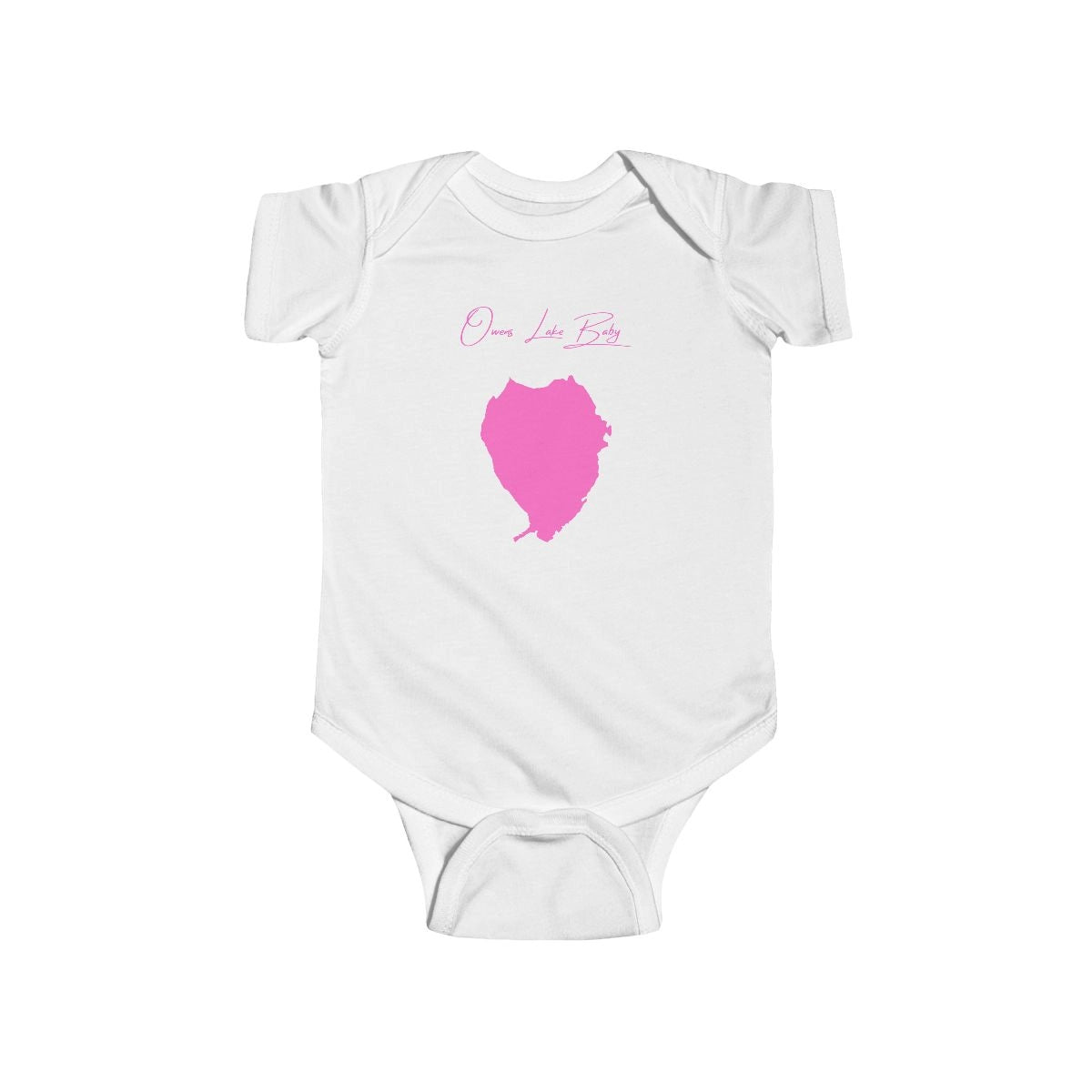 California  Owens  Lake  Onesie  front  position  view  from  front  white.webp