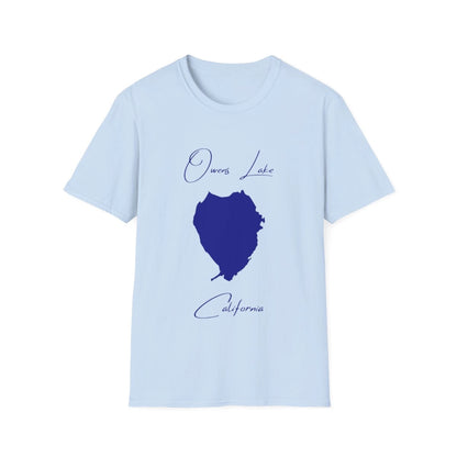 California  Owens  Lake  T-shirt  front  position  view  from  front  light  blue.webp