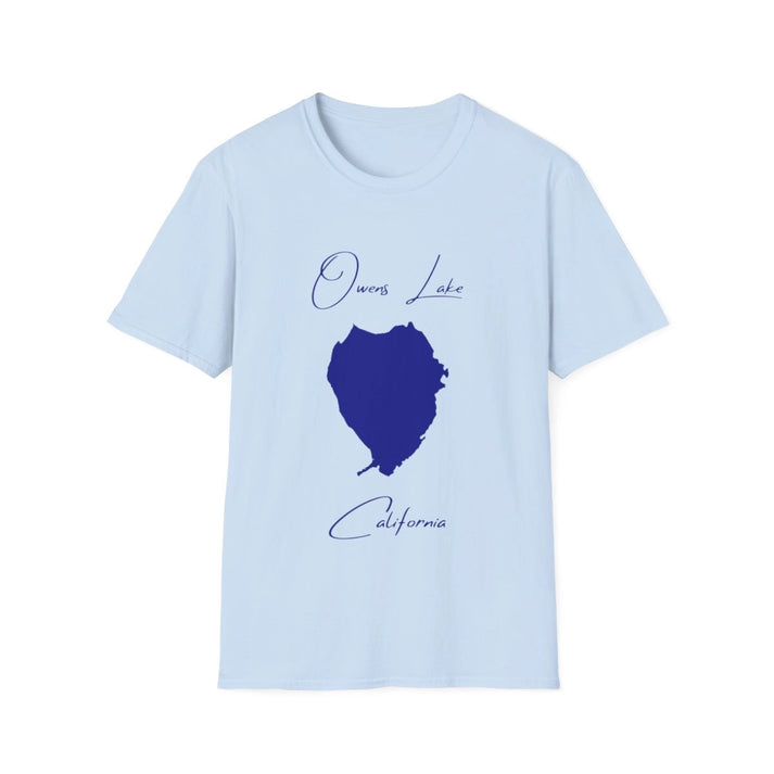California  Owens  Lake  T-shirt  front  position  view  from  front  light  blue.webp