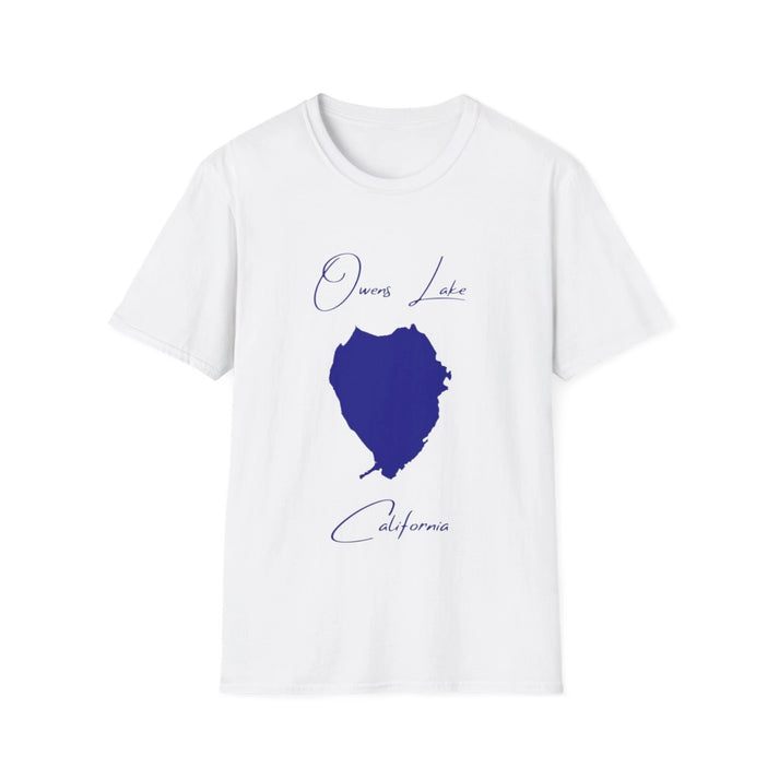 California  Owens  Lake  T-shirt  front  position  view  from  front  white.webp