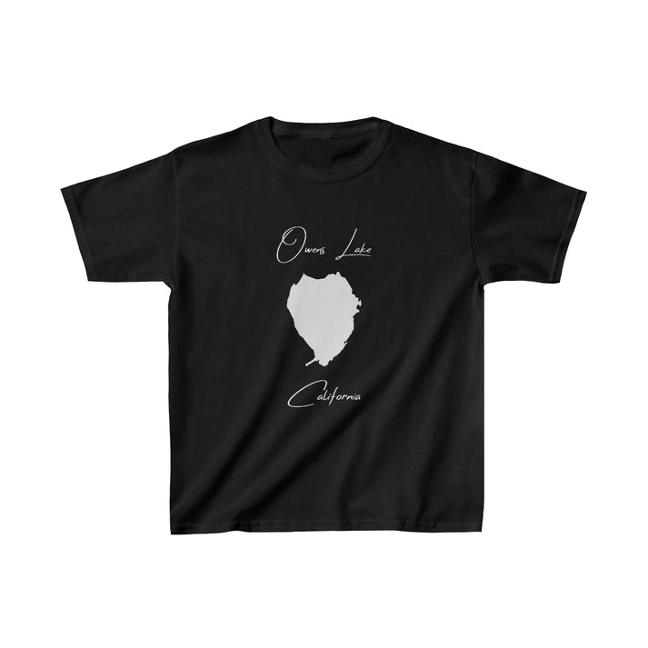 California  Owens  Lake  Youth  T-shirt  front  position  view  from  front  black.webp