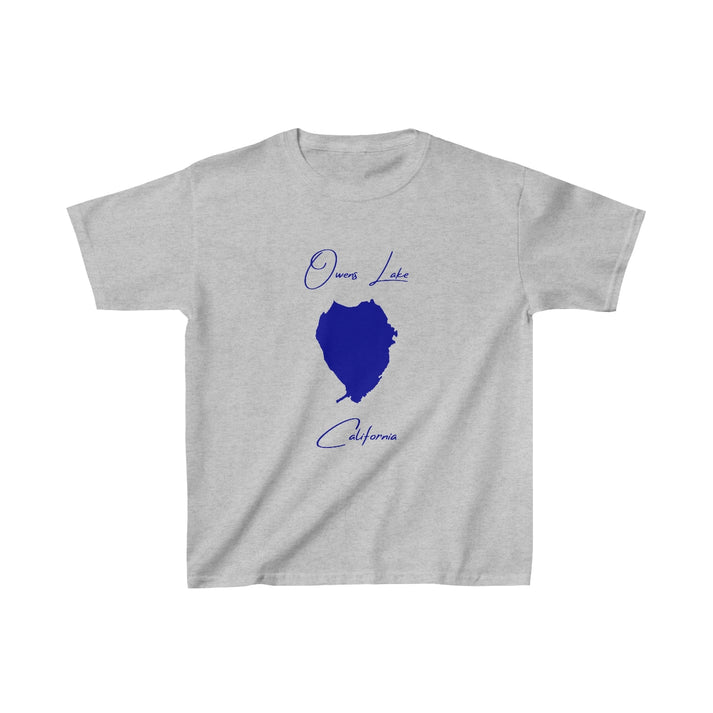 California  Owens  Lake  Youth  T-shirt  front  position  view  from  front  sport  grey.webp