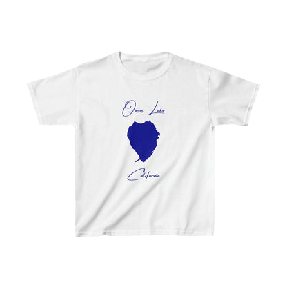 California  Owens  Lake  Youth  T-shirt  front  position  view  from  front  white.webp