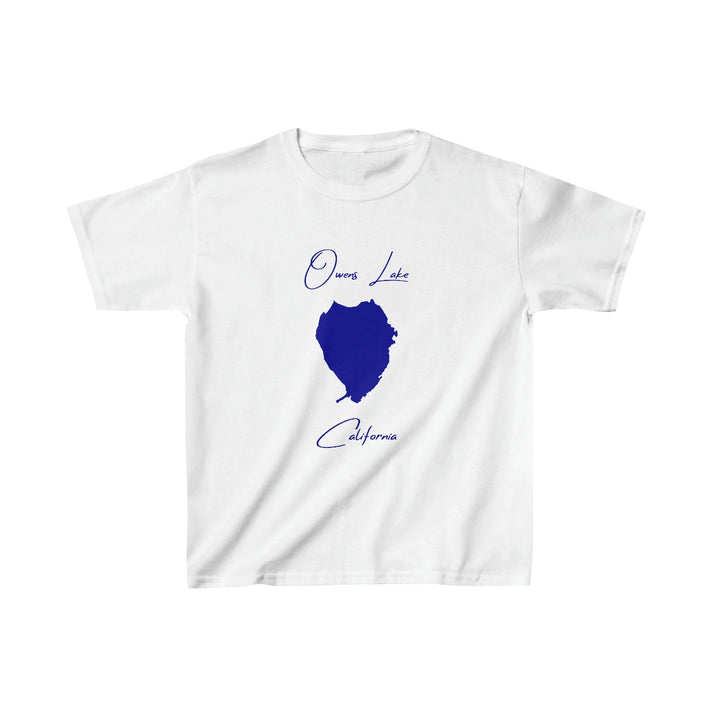 California  Owens  Lake  Youth  T-shirt  front  position  view  from  front  white.webp