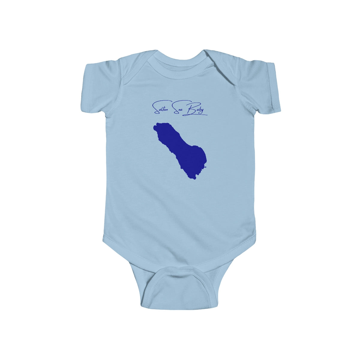 California  Salton  Sea  Onesie  front  position  view  from  front  light  blue.webp