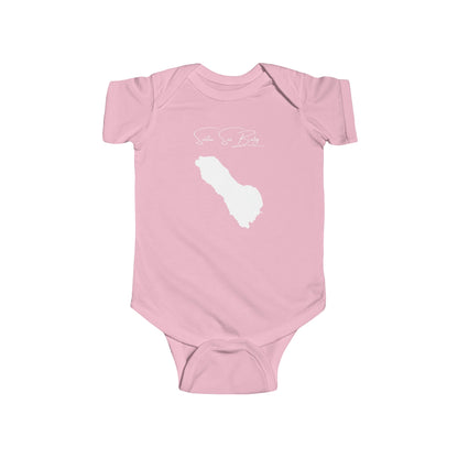 California  Salton  Sea  Onesie  front  position  view  from  front  pink.webp