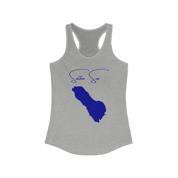 California  Salton  Sea  Racerback-Tank  front  position  view  from  front  heather  grey.webp