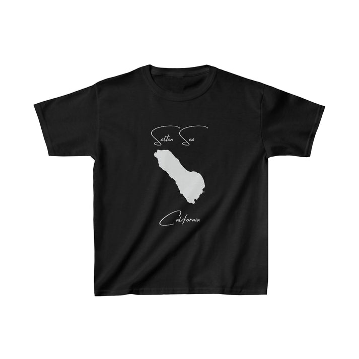 California  Salton  Sea  Youth  T-shirt  front  position  view  from  front  black.webp