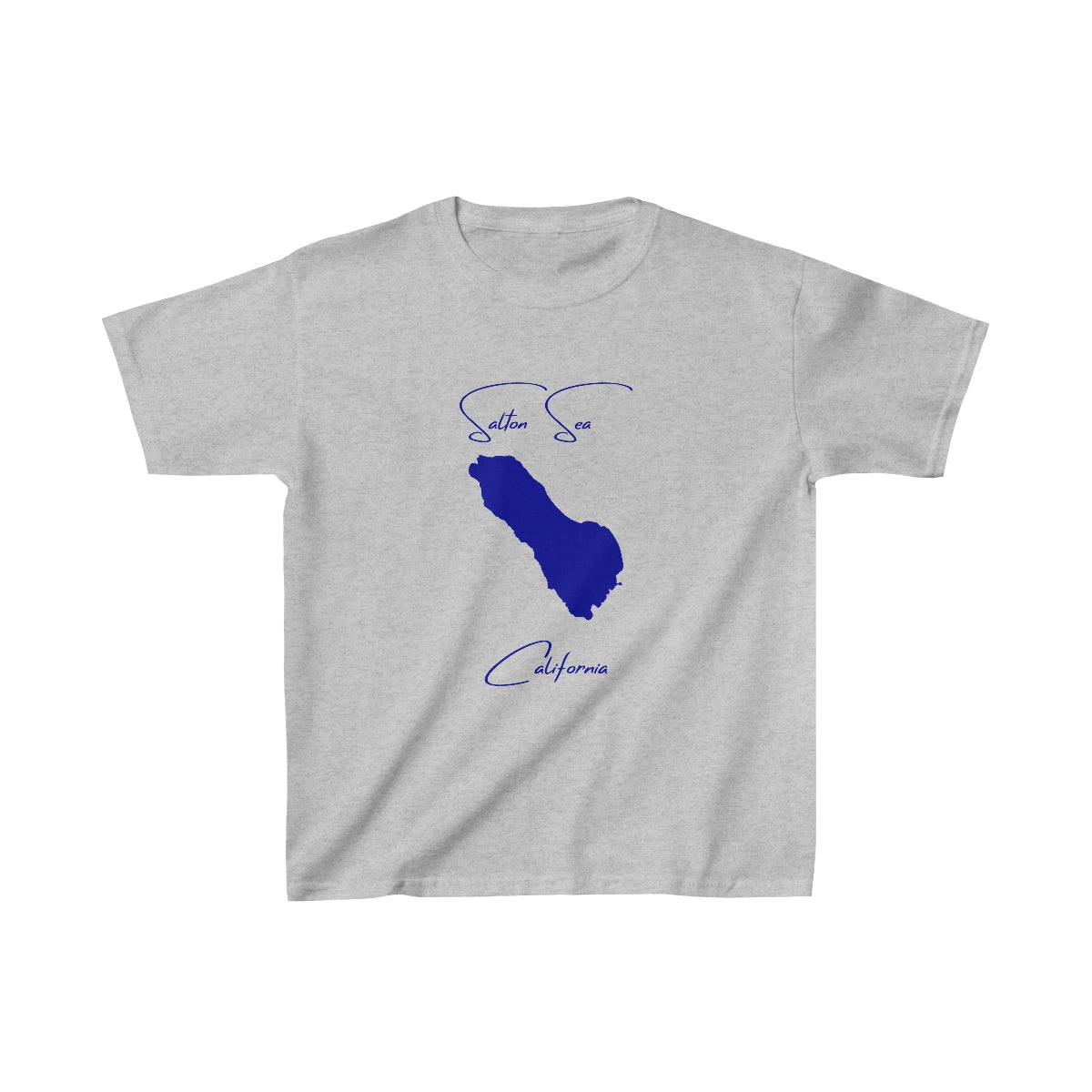 California  Salton  Sea  Youth  T-shirt  front  position  view  from  front  sport  grey.webp