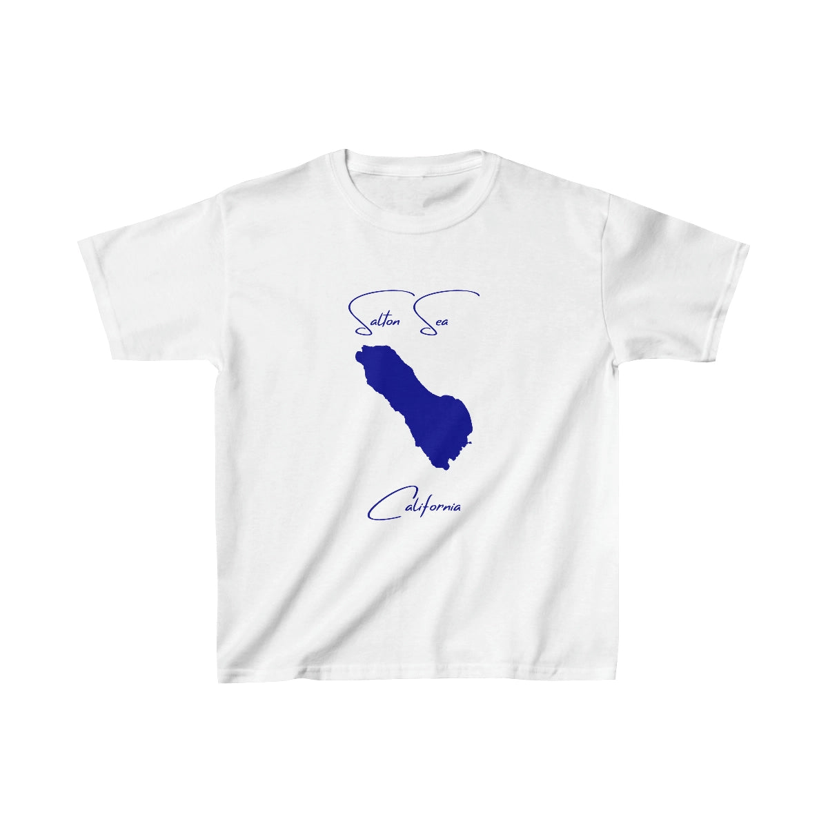 California  Salton  Sea  Youth  T-shirt  front  position  view  from  front  white.webp