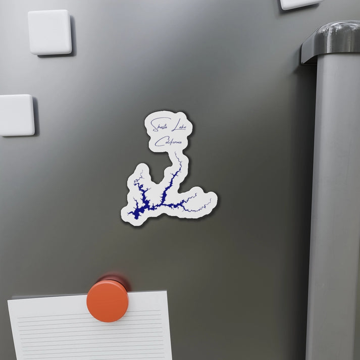 California  Shasta  Lake  Die  Cut  Magnet  front  position  view  from  context-1  4  x  4.webp