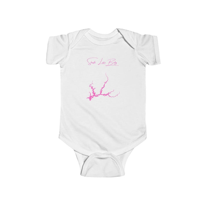 California  Shasta  Lake  Onesie  front  position  view  from  front  white.webp