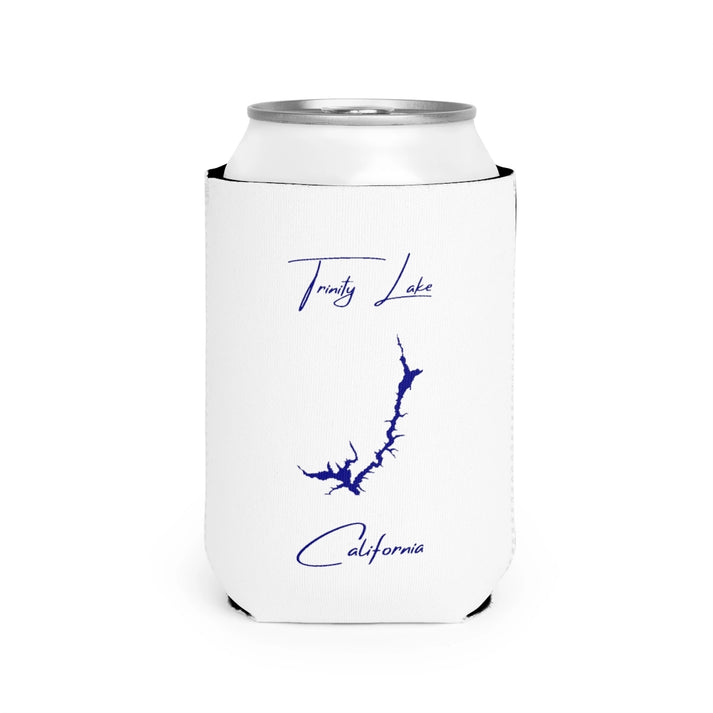 California  Trinity  Lake  Can  Koozie  front  position  view  from  front-2  white.webp