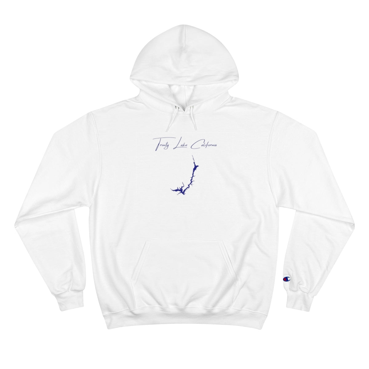 California  Trinity  Lake  Hoodie  front  position  view  from  front  white.webp