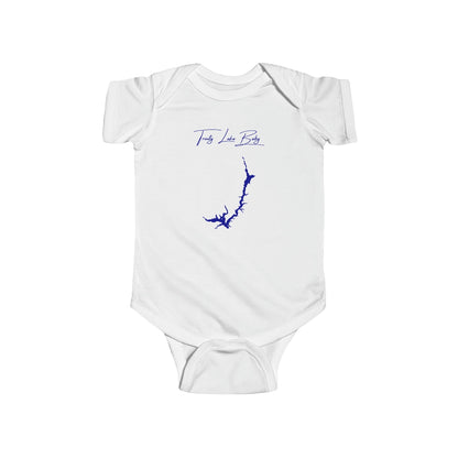 California  Trinity  Lake  Onesie  front  position  view  from  front  white.webp