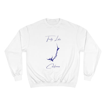 California  Trinity  Lake  Sweatshirt  front  position  view  from  front  white.webp