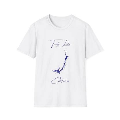 California  Trinity  Lake  T-shirt  front  position  view  from  front  white.webp