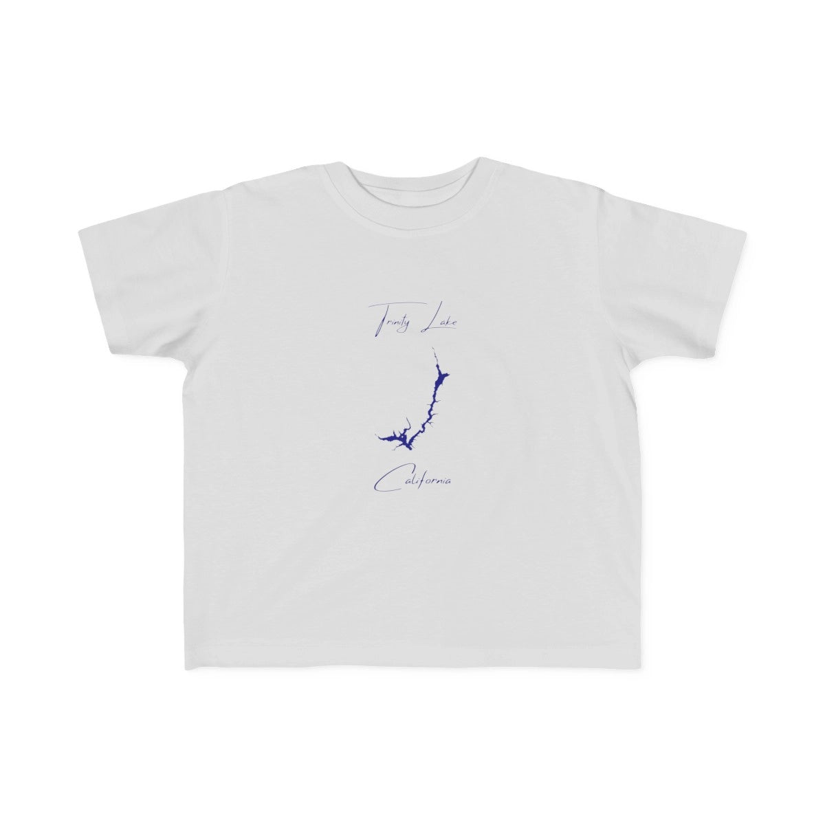 California  Trinity  Lake  Toddler  T-shirt  front  position  view  from  front  silver.webp